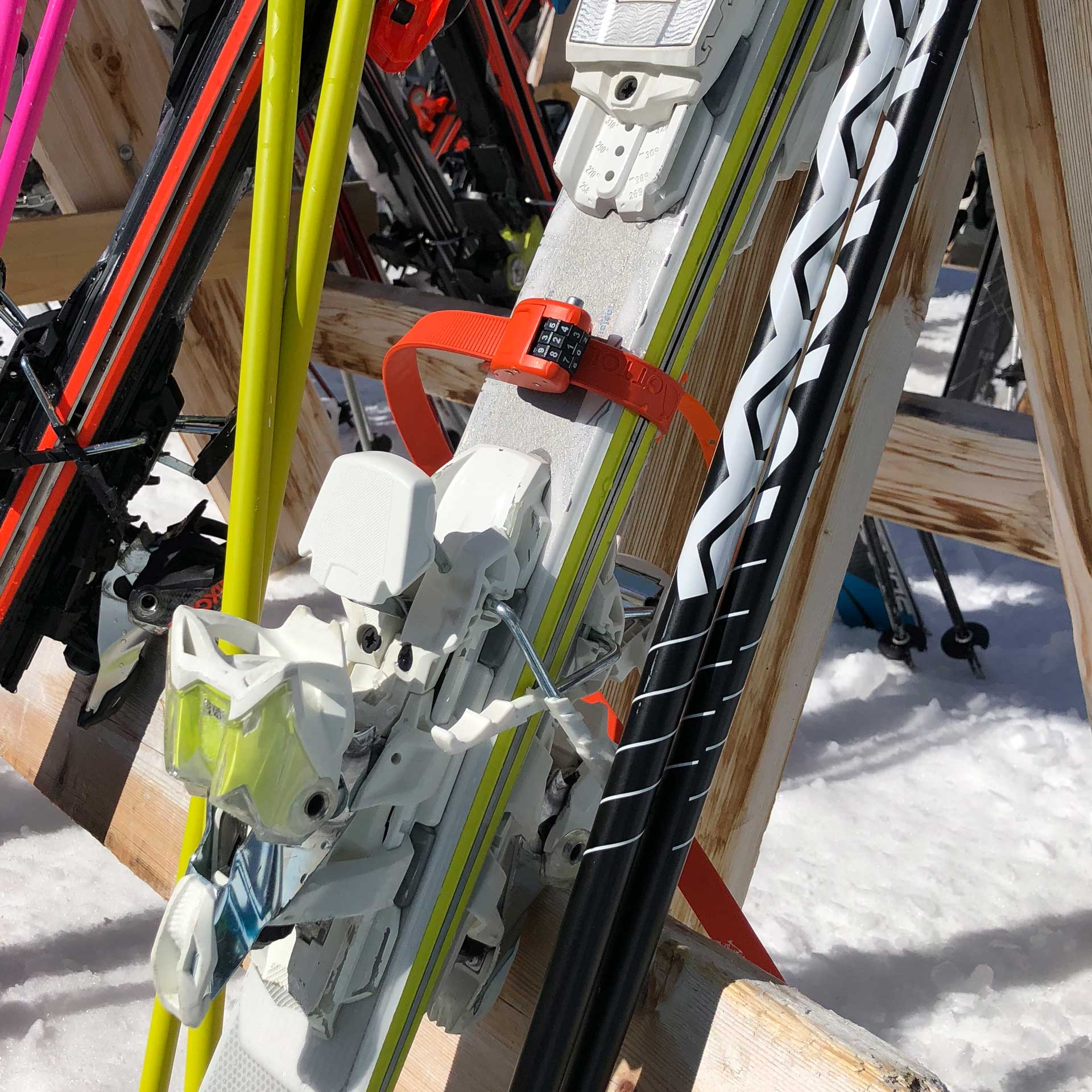 OTTOLOCK beim Skifahren