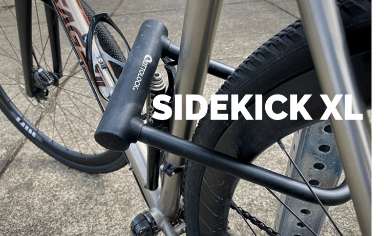 OTTOLOCK Sidekick XL Fahrradschloss - Bügelschloss - schwarz – Bild 3