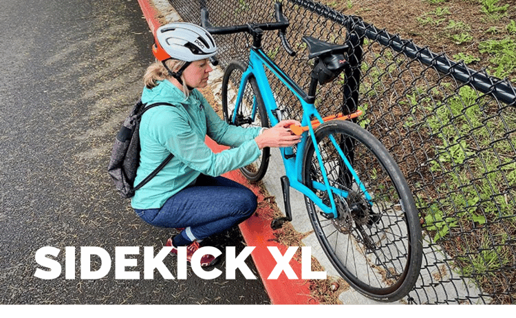 OTTOLOCK Sidekick XL Bike Locks - U-lock - orange - Image 3